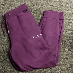 maroon joggers